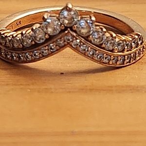 Pandora Princess Wishbone Ring